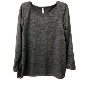 Forgotten Grace Womens Multicolor Space Dye Top Blouse